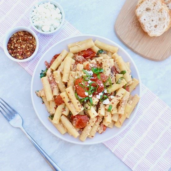 Baked Feta Ziti - Recipe photo by anothertablespoon