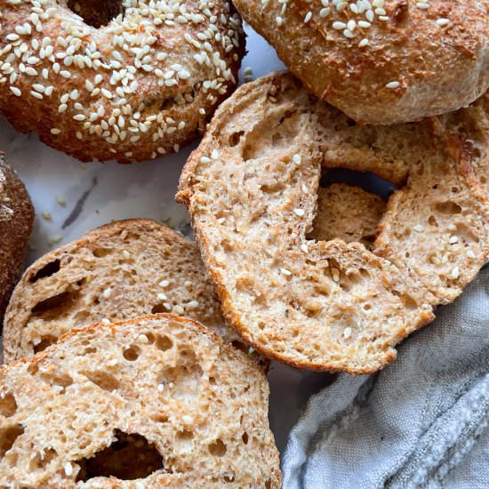 Air Fryer Bagels - Recipe photo by frozen_bananas_