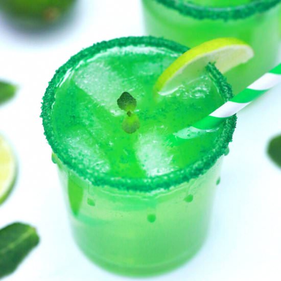 Shamrock Sour - Recipe photo by peasandpeonies