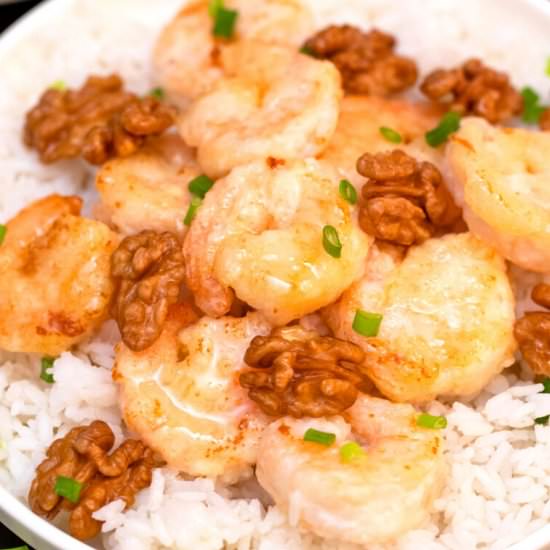 Panda Express Honey Walnut Shrimp - Recipe photo by peasandpeonies