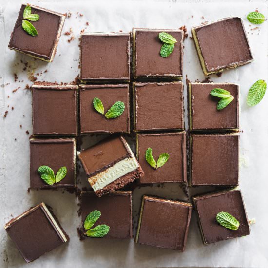 Chocolate Mint Slice - Recipe photo by addictedtodates