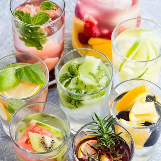 8 Infused Water Recipes - Recipe photo by culinaryhill