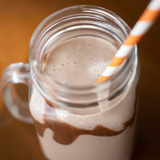 Healthy Banoffee Milkshake - Recipe photo by Diabetic Vegan