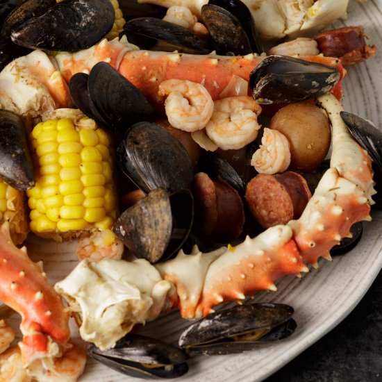 Old Bay Seafood Boil - Recipe photo by Barbara Curry
