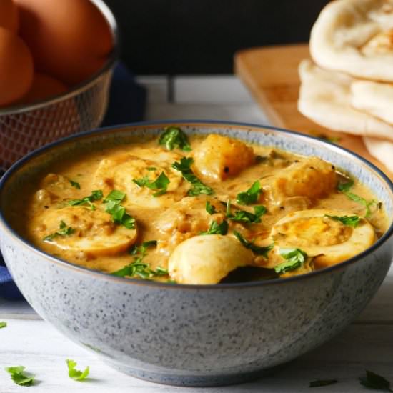 Instant Pot Indian Egg Curry - Recipe photo by PaintTheKitchenRed
