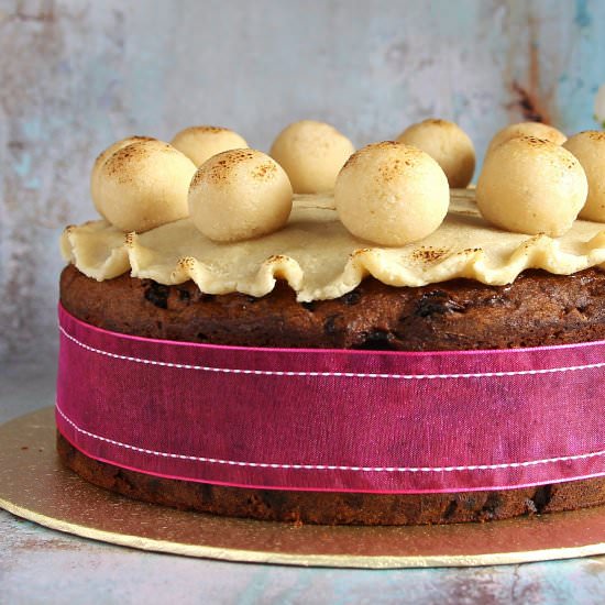 Gluten Free Simnel Cake - Recipe photo by glutenfreealchemist