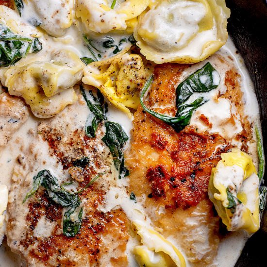 Chicken and Tortellini - Recipe photo by Chefjar