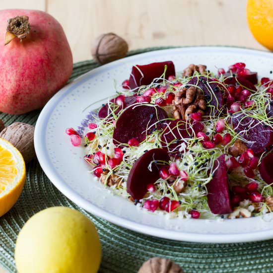 Couscous and beetroot salad - Recipe photo by mecooks.com