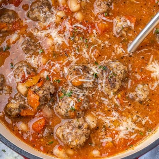 MEATBALL SOUP - Recipe photo by healthyfitnessmeals