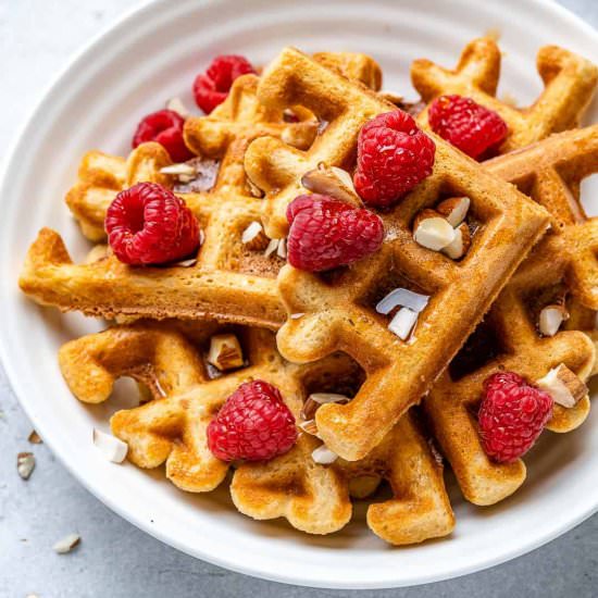 EASY KETO WAFFLES - Recipe photo by healthyfitnessmeals