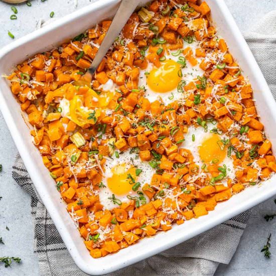 BAKED SWEET POTATO HASH - Recipe photo by healthyfitnessmeals