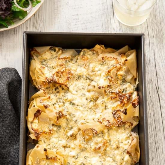 Cheese and Herb Filo Pie - Recipe photo by itsnotcomplicatedrecipes