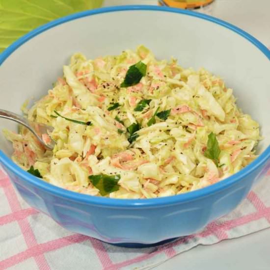 Quick and Easy Homemade Coleslaw - Recipe photo by timeaskitchen