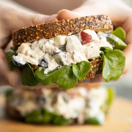 Chicken Waldorf Salad Sandwich - Recipe photo by somethingaboutsandwiches