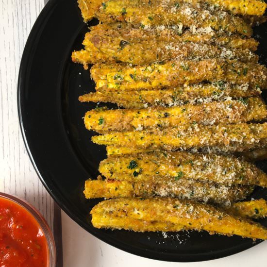 Air Fryer Eggplant Fries (Keto, GF) - Recipe photo by summeryule.com