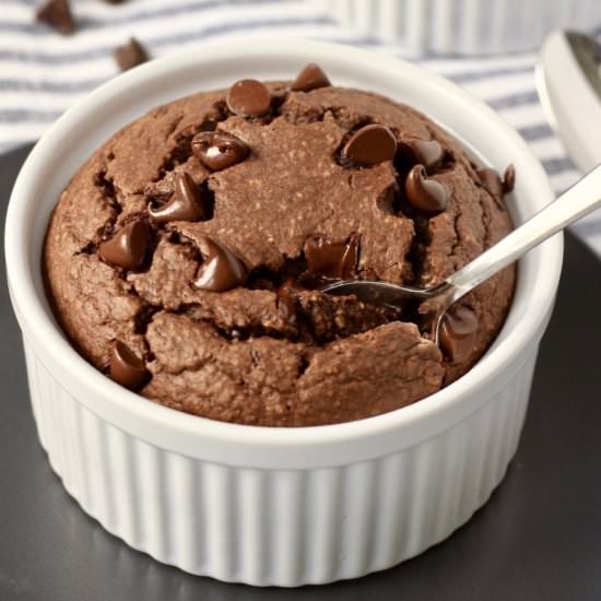 Chocolate Baked Oats - Recipe photo by My Life After Dairy