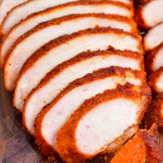 Smoked Chicken Breast - Recipe photo by GrillingSmokingLiving