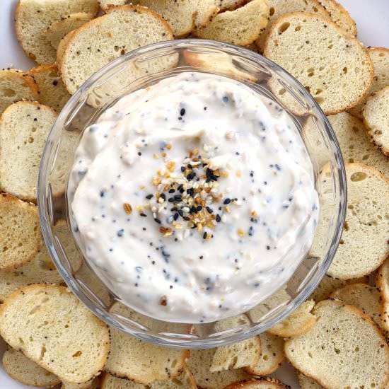 Everything But The Bagel Yogurt Dip - Recipe photo by theurbenlife