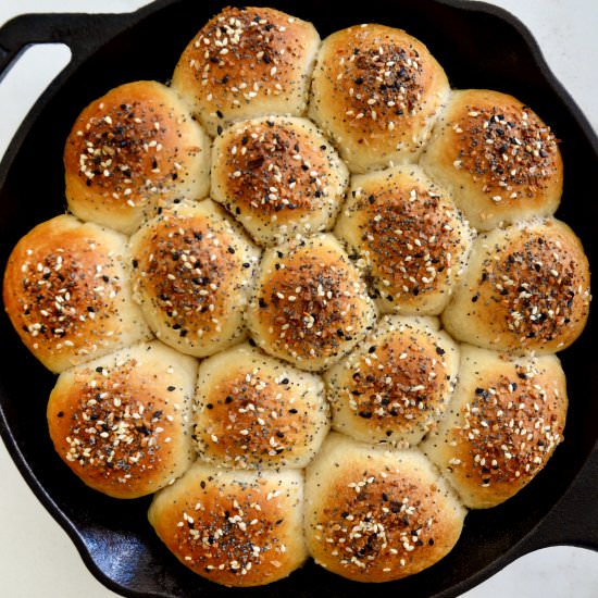 Everything Bagel Pull-Apart Bread - Recipe photo by justataste