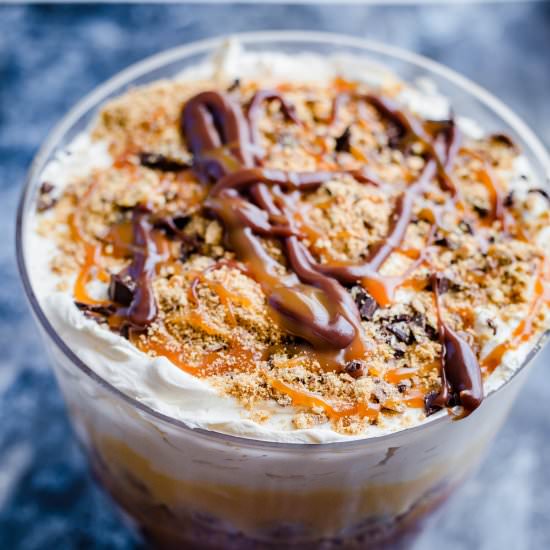 Banoffee Trifle - Recipe photo by tiffinandteaofficial