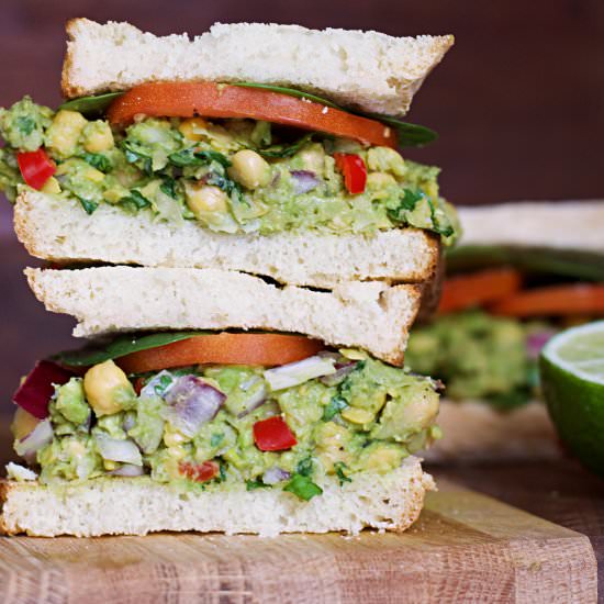 Chickpea Salad Sandwich - Recipe photo by Elke living