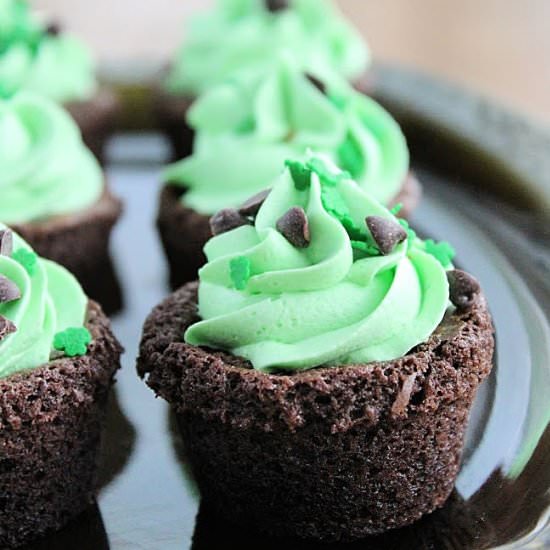 Irish Cream Brownie Bites - Recipe photo by biggreenhouse
