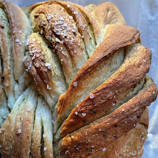 Herb & Garlic Pull Apart Bread - Recipe photo by purposeintheprocess