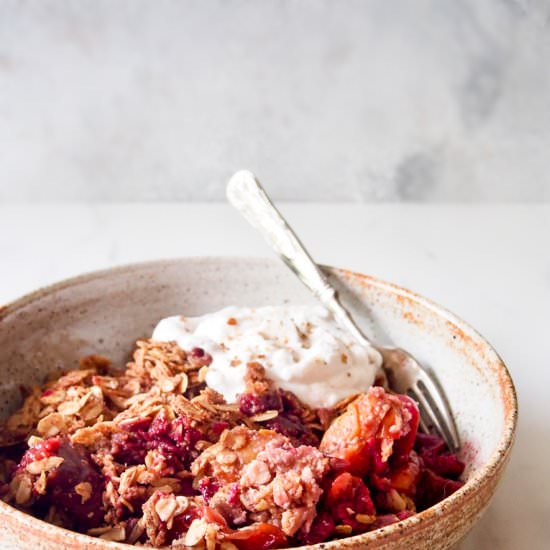 Summer Berry Crumble - Recipe photo by Made By Mandy