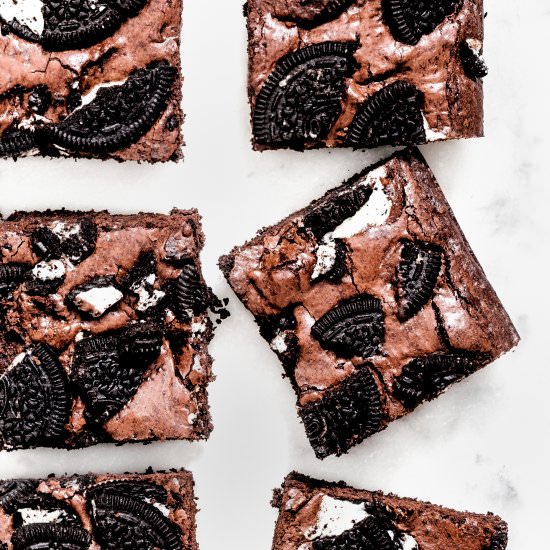 Fudgy oreo brownies recipe - Recipe photo by Sweetly Cakes