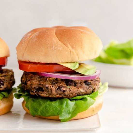Best Black Bean Veggie Burgers - Recipe photo by erinliveswhole