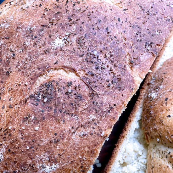 Bread With Oregano and Olive Oil - Recipe photo by The Greek Foodie