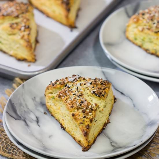 Everything Bagel Scones - Recipe photo by spicedblog