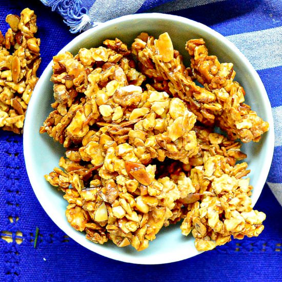 Honey Crunch Matzo Brittle - Recipe photo by thisishowicook