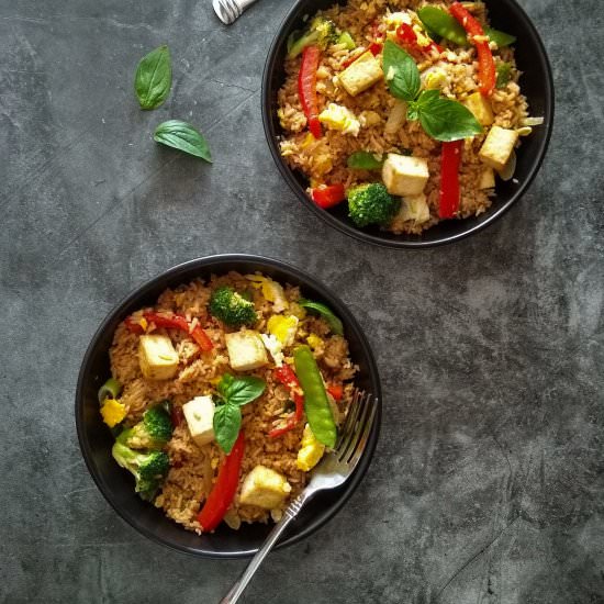 Instant Pot Thai Fried Rice - Recipe photo by livingsmartandhealthy