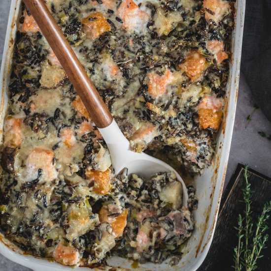 Creamy Salmon & Rice Casserole - Recipe photo by yummyaddiction