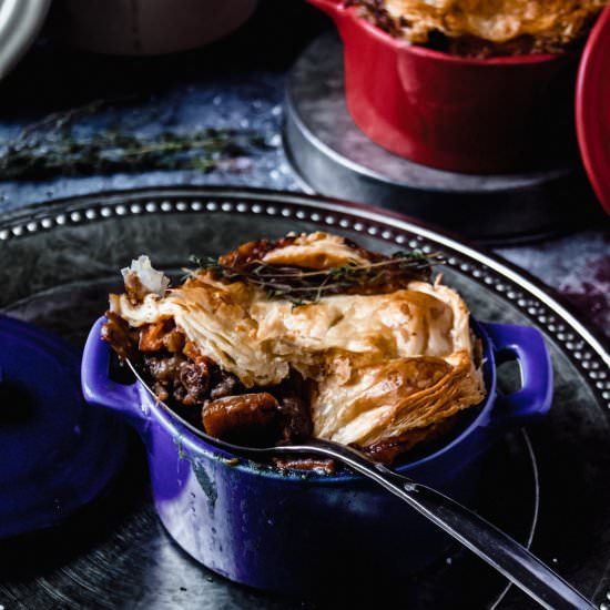 Guinness beef pot pie - Recipe photo by katethebaker
