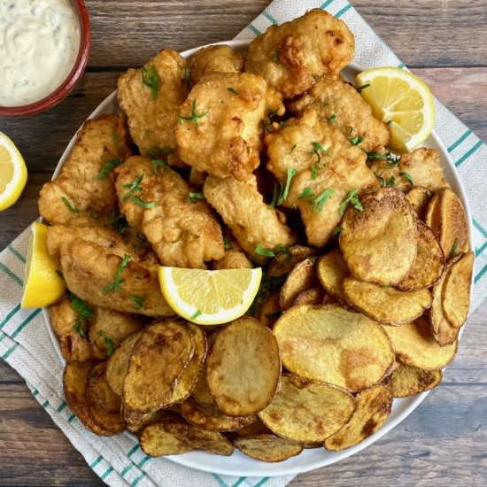 Fish & Chips - Recipe photo by thebrookcook.wordpress.com