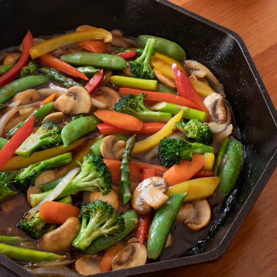 Vegetable Stir Fry - Recipe photo by For the Love of Cooking