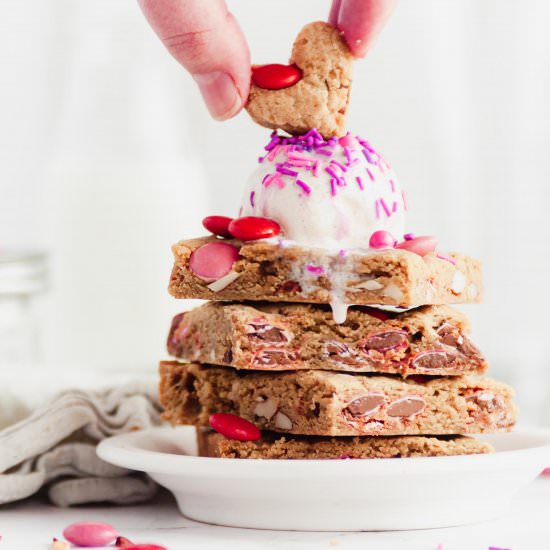 Chewy Brown Butter Blondies - Recipe photo by FlouringKitchen