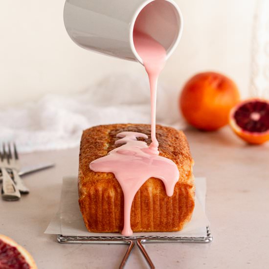 Blood Orange Almond Pound Cake - Recipe photo by bake and bacon