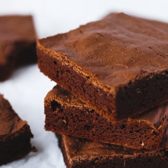 Macawrong Brownies - Recipe photo by Bakes and Blunders