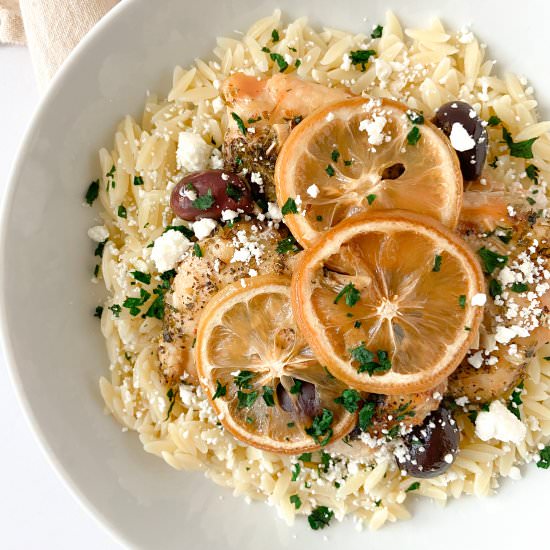 Slow-Cooker Greek Lemon Chicken - Recipe photo by Sugarylogic