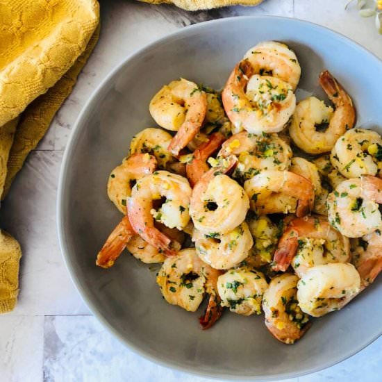 Lemon Garlic Shrimp - Recipe photo by simplifycreateinspire
