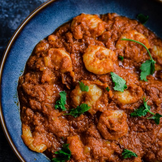Prawn Curry - Recipe photo by tiffinandteaofficial