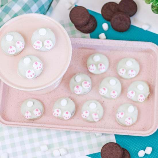 Bunny Butt Dipped Oreos - Recipe photo by Everything Pretty