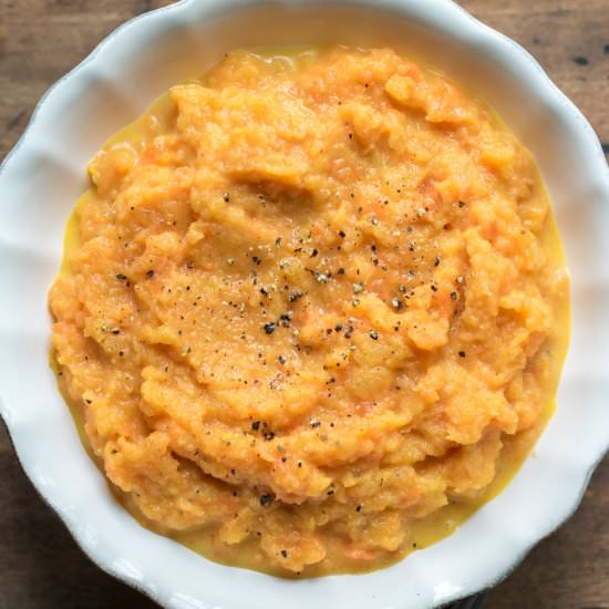 Swede and Carrot Mash - Recipe photo by veggie desserts