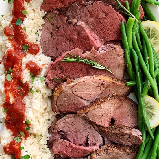BEST Roast Leg of Lamb - Recipe photo by agoudalife