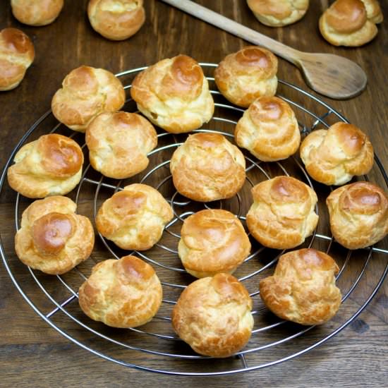 Choux buns - Recipe photo by Culinaire bagage