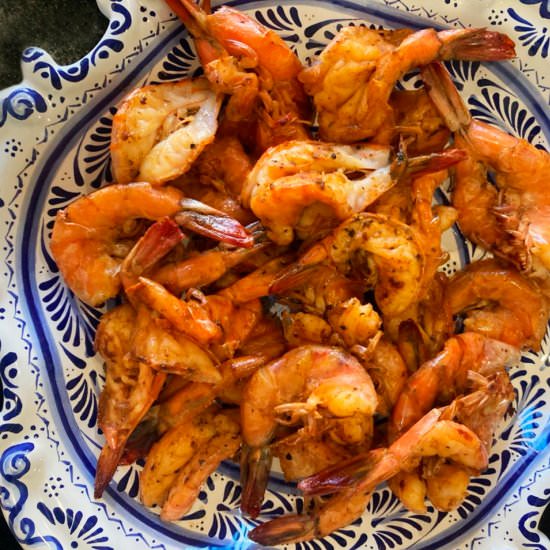 Spiced shrimp - Recipe photo by hornoMX