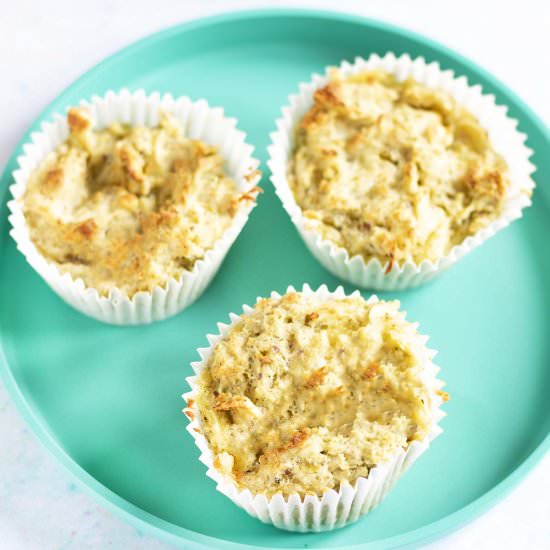 Broccoli cheese muffins - Recipe photo by Mandy Sneaky Veg